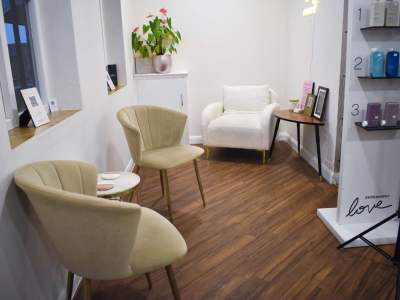 The waiting area at Escape Hair Strensall